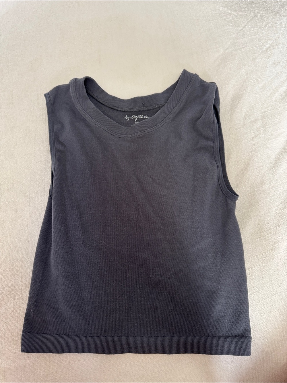 By Together Black Sleeveless Tank Top